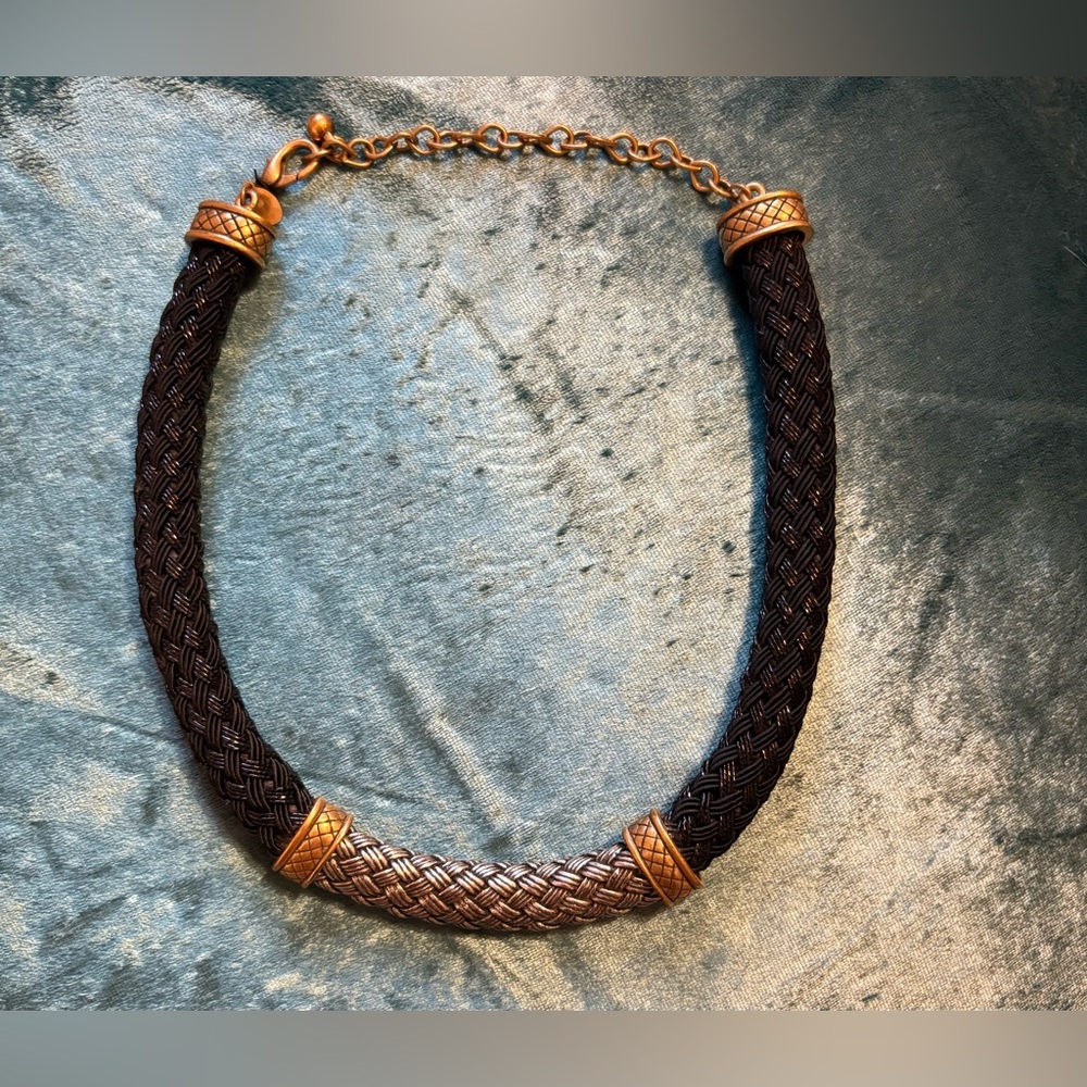 Chico’s Braided Rope Necklace